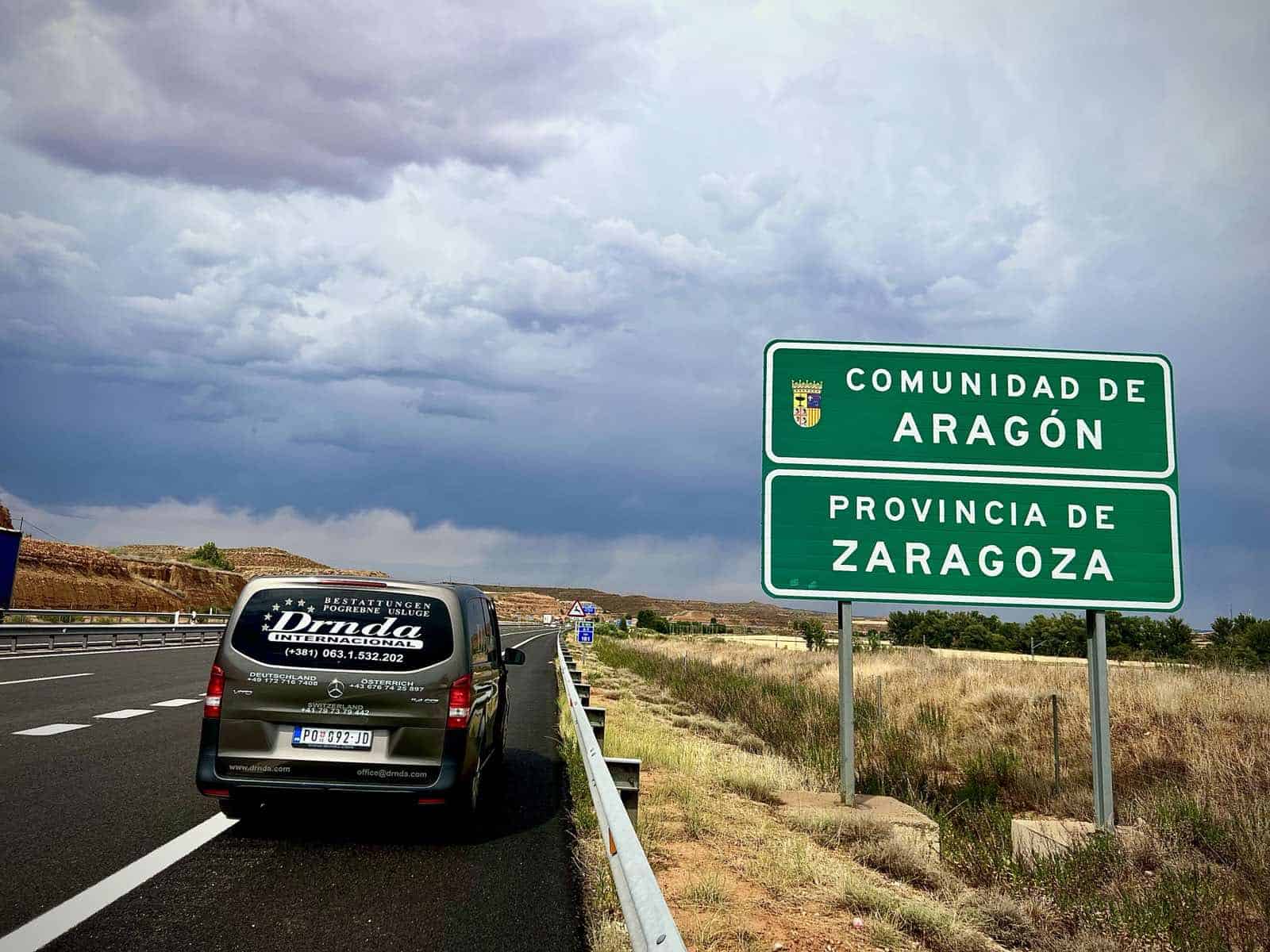 prevoz pokojnika iz španije